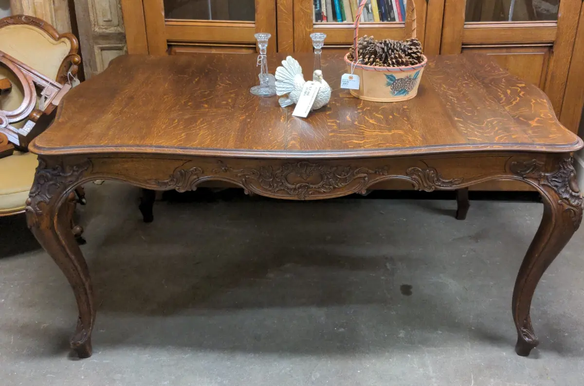 Louis Xv Oak Dining Table 1