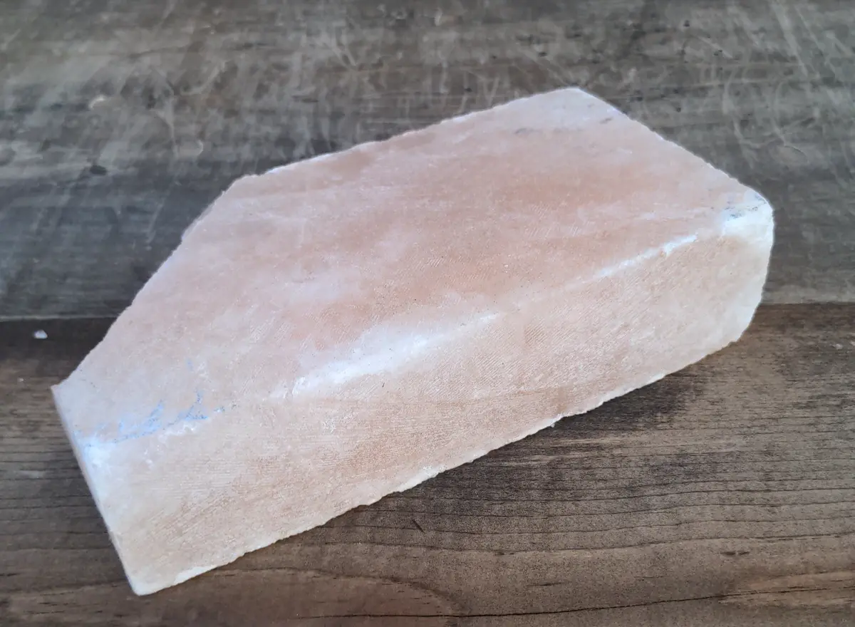 Halite Mineral Brick (Natural Rock Salt) As Found 1