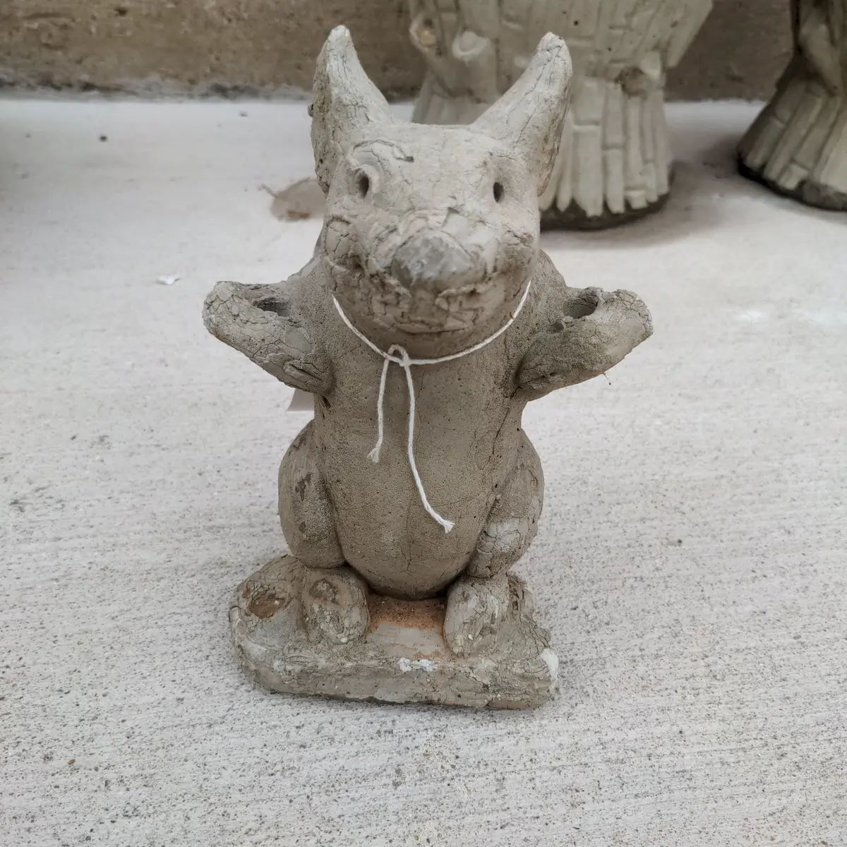 Tiny Concrete Rat Or Boggart 1