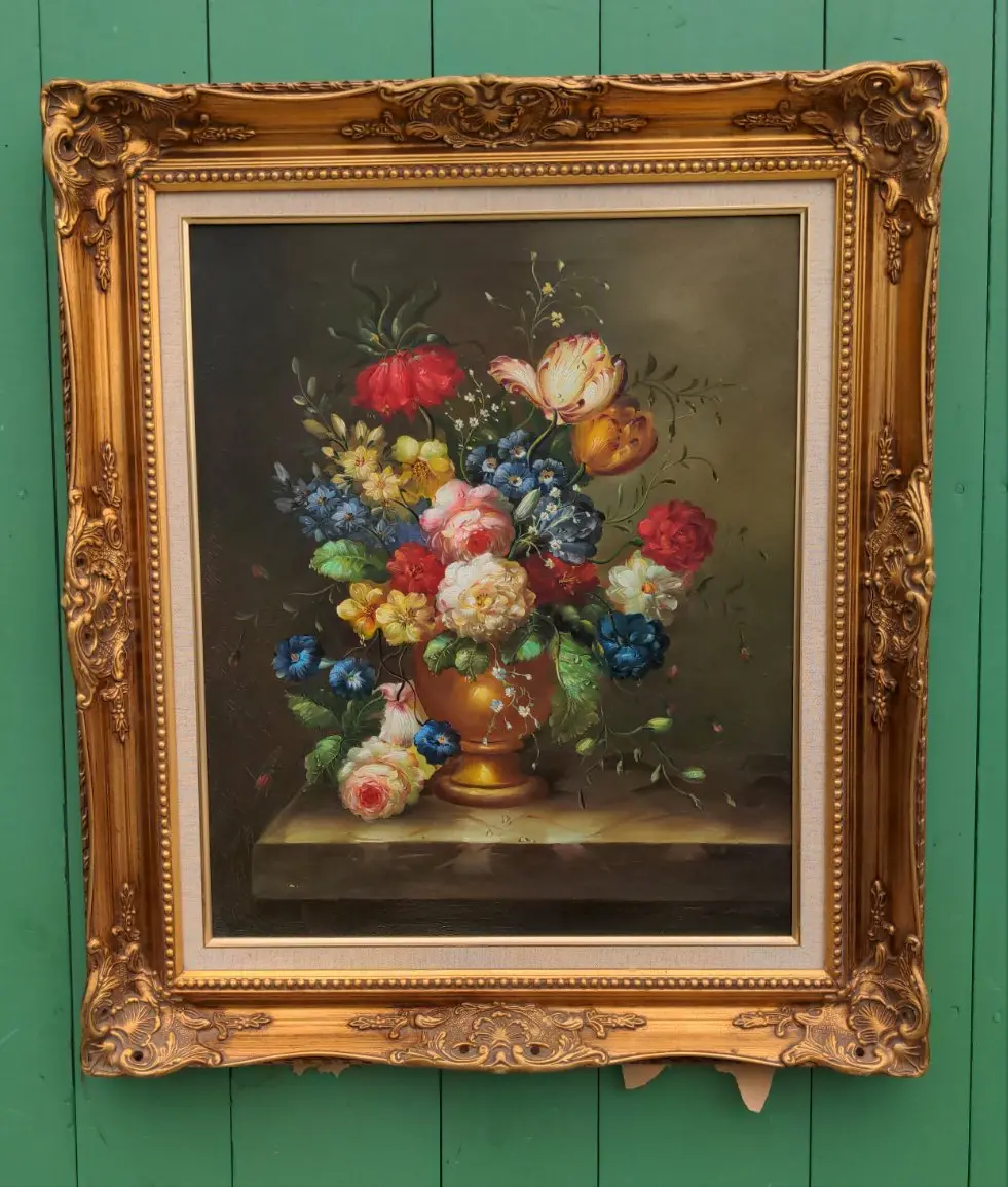 Framed Floral Still Life 1