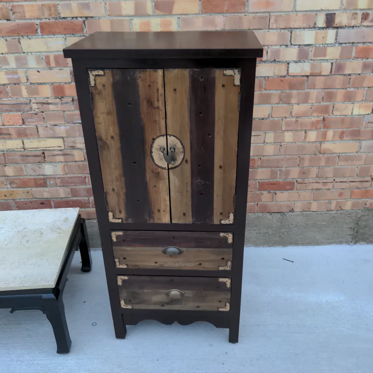 Small Narrow Asian Cabinet 1