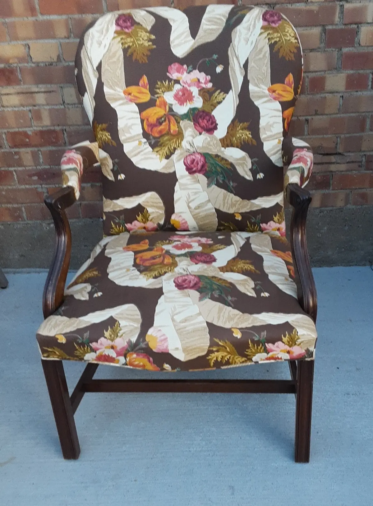 Federal Chipendale Style Arm Chair 1