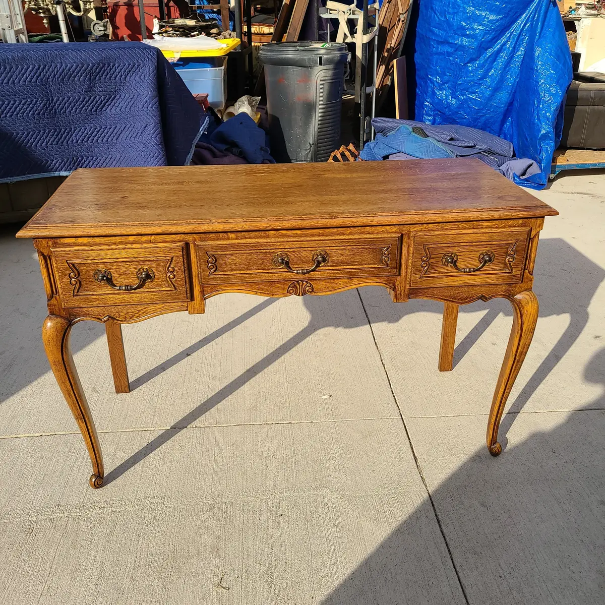 Country French Oak Vanity 1