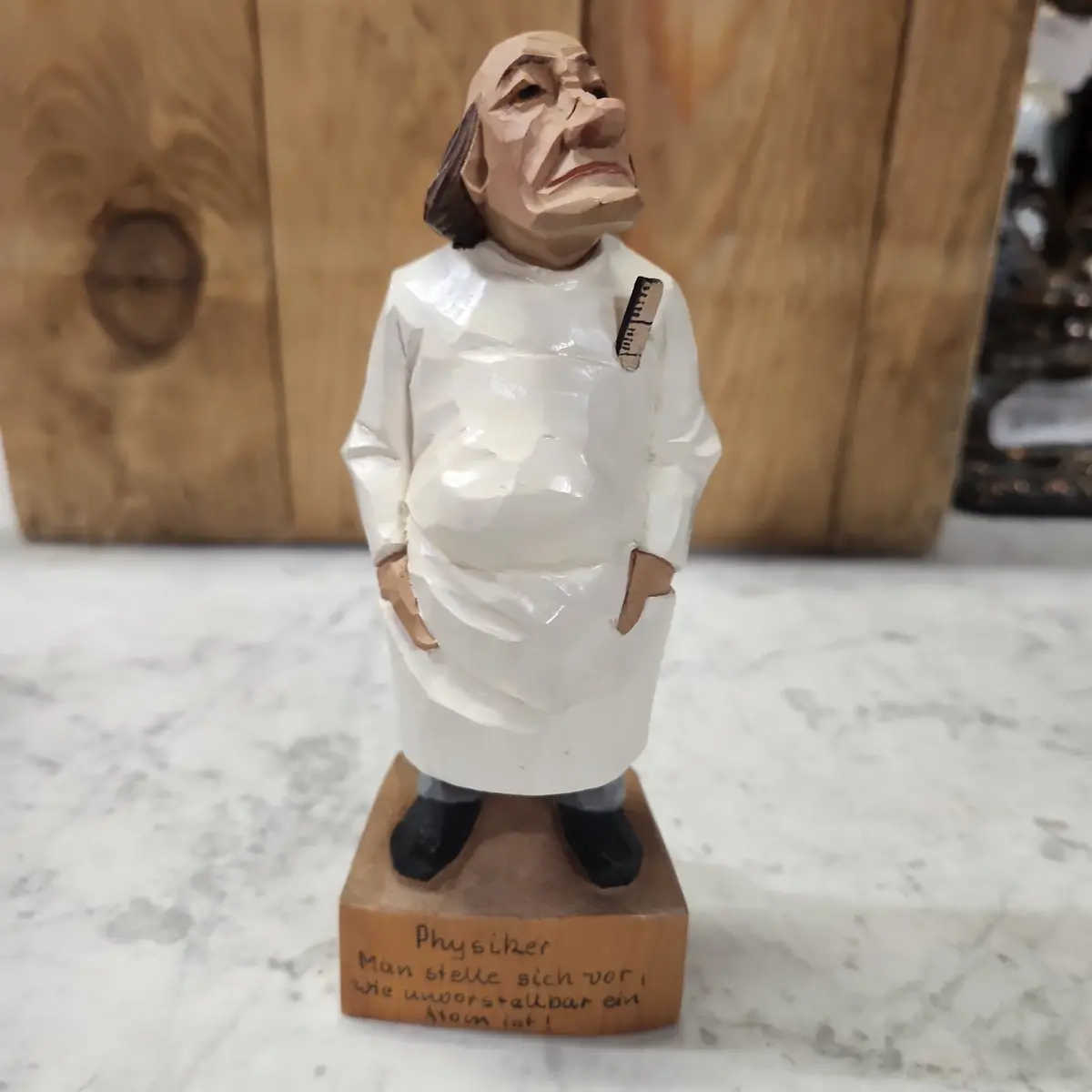 German Wood Carving Of Doctor 1