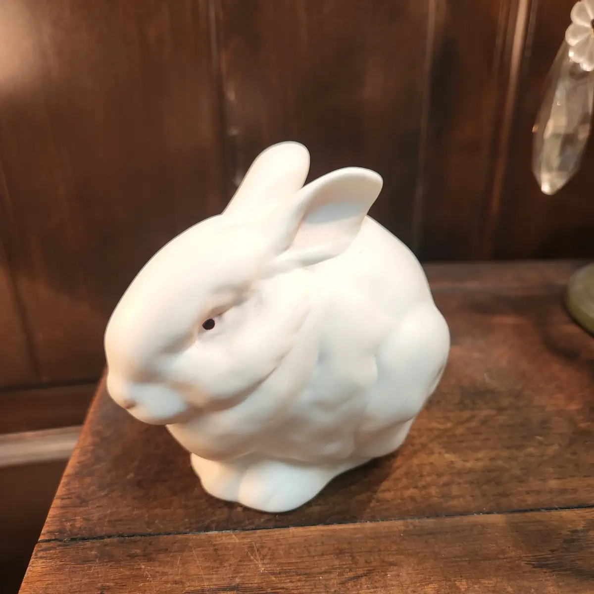 Porcelain Single White Rabbit 1
