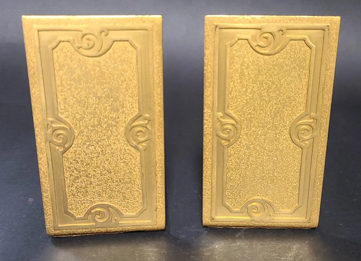 Pair Of Gilt Bronze Bookends 1