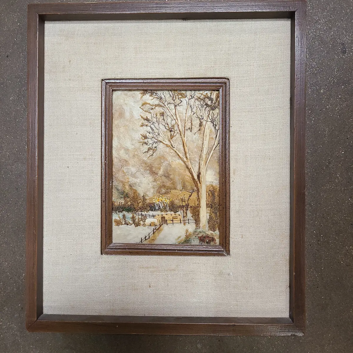 Bill Elwell Natural Mixed Media Art (See Back) 1
