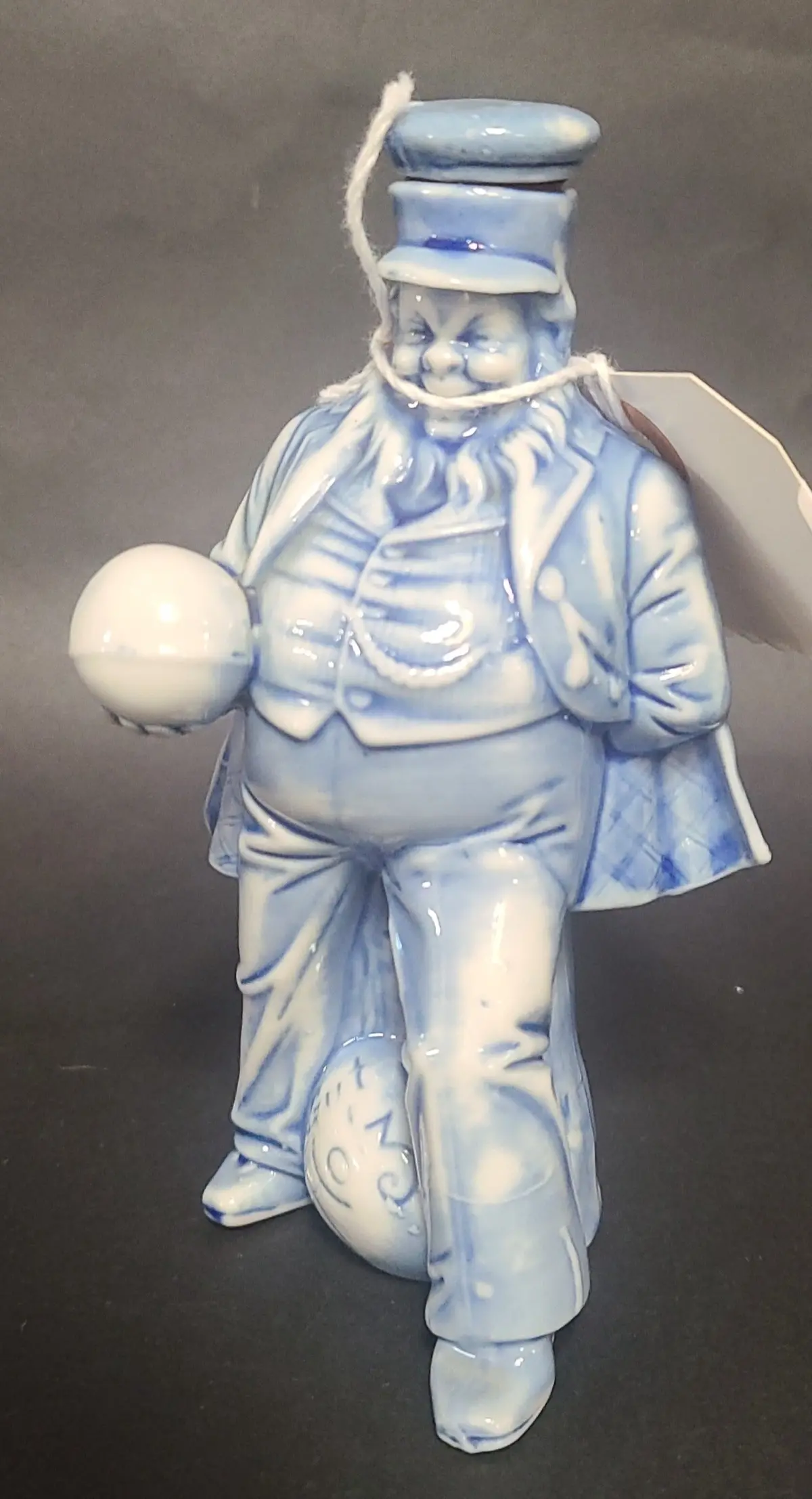 Blue And White Politician Porcelain Decanter 1
