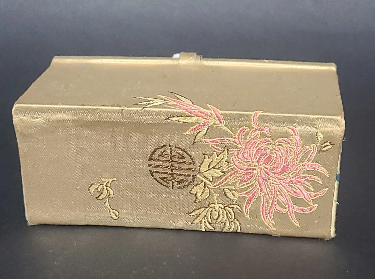 Small Asian Silk Box 1