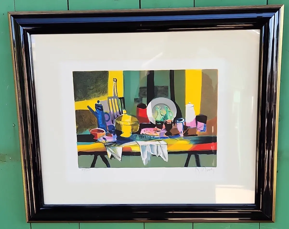 Impressionist Still Life On Table Signed And Numbered Print 1