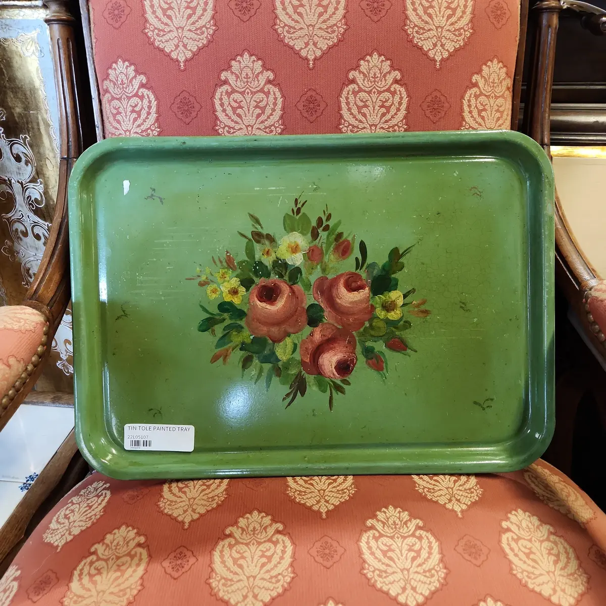 Tin Tole Painted Tray 1