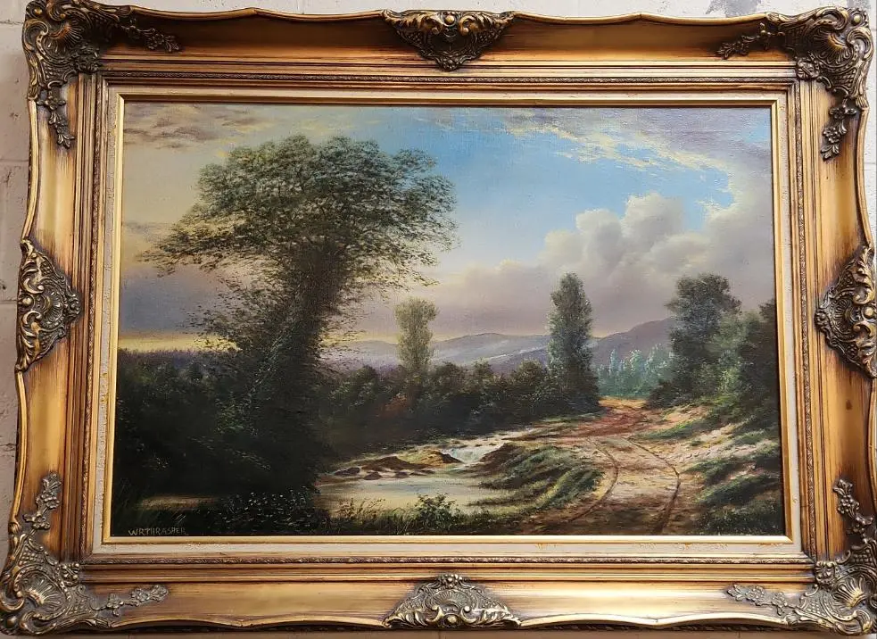 W.R. Thrasher Oil On Canvas 1