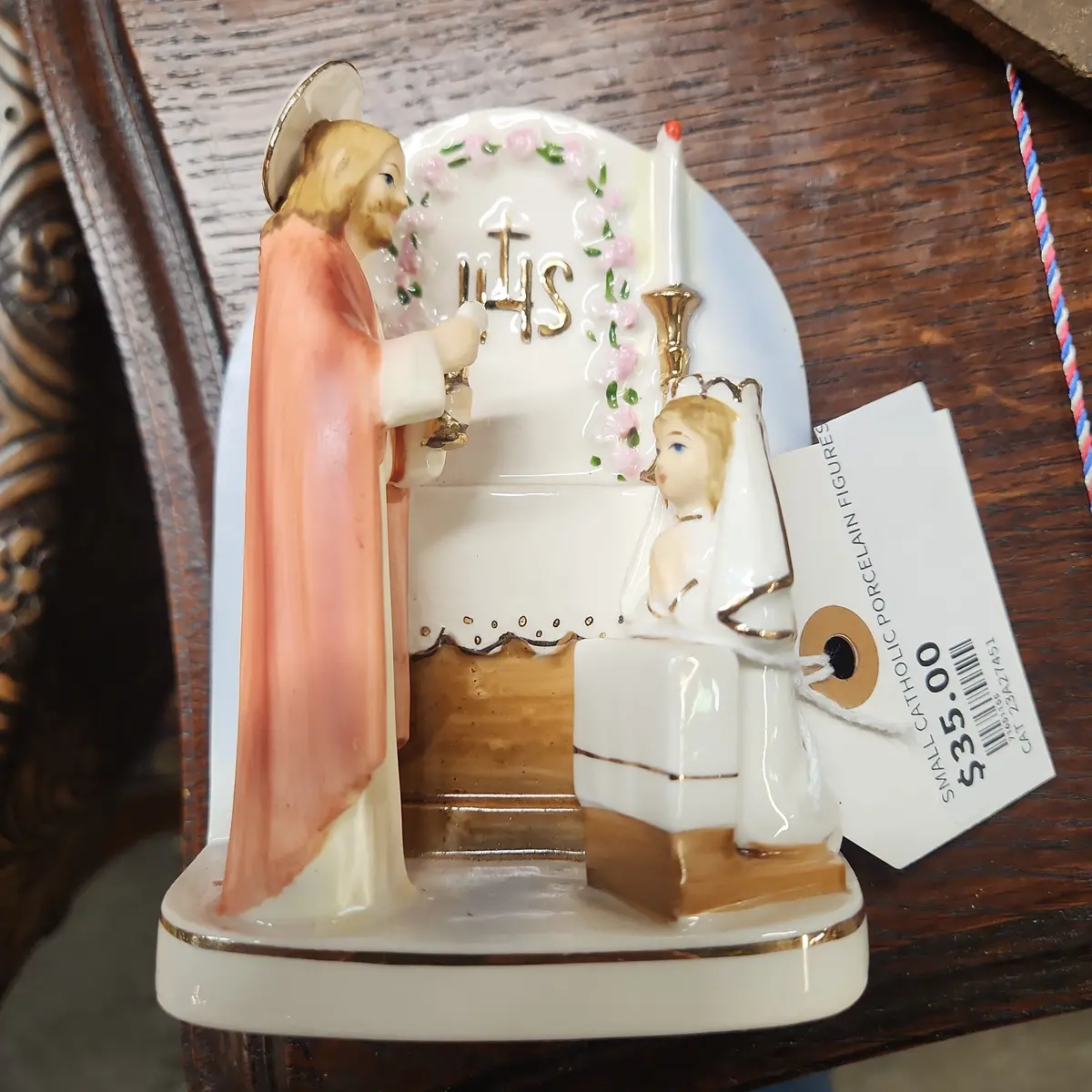 Small Catholic Porcelain Figures 1