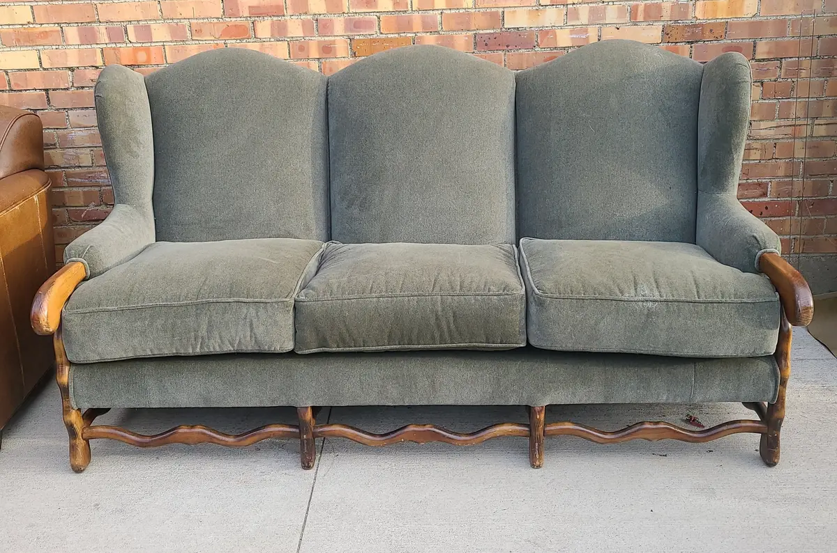 Mutton Bone Style Reupholstered Sofa 1