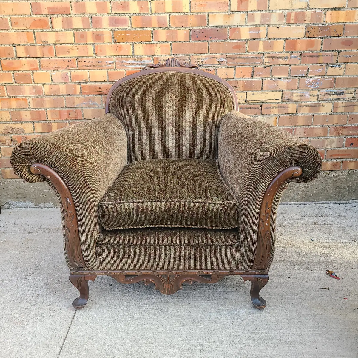 1940'S Upholstered Arm Chair 1