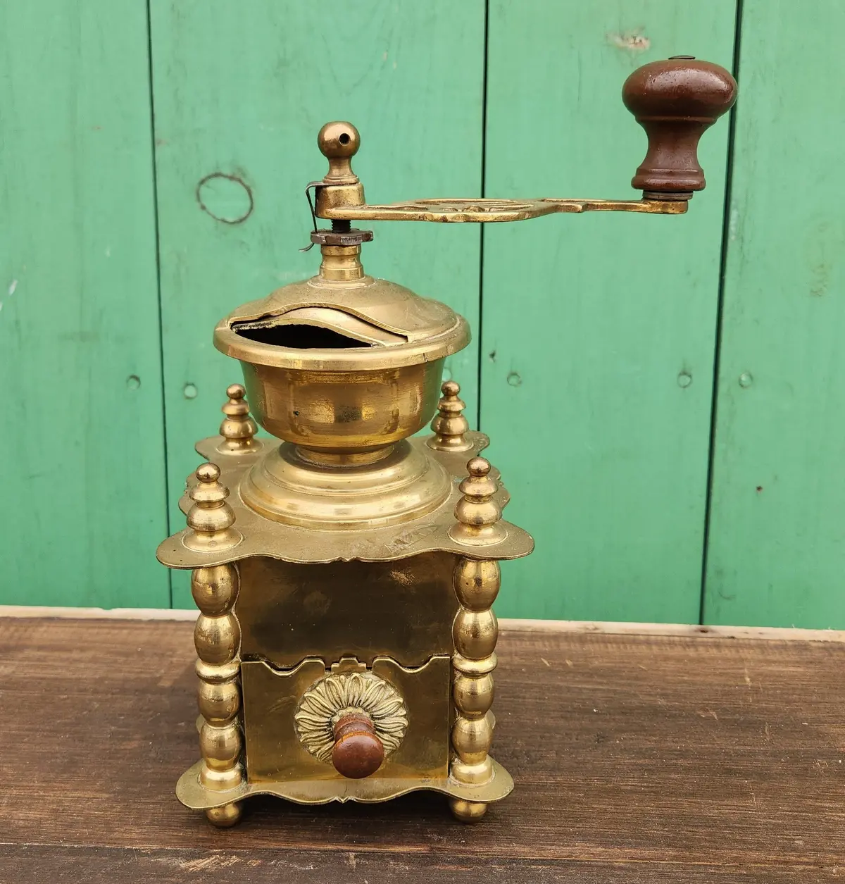Belgan Brass Coffee Mill 1
