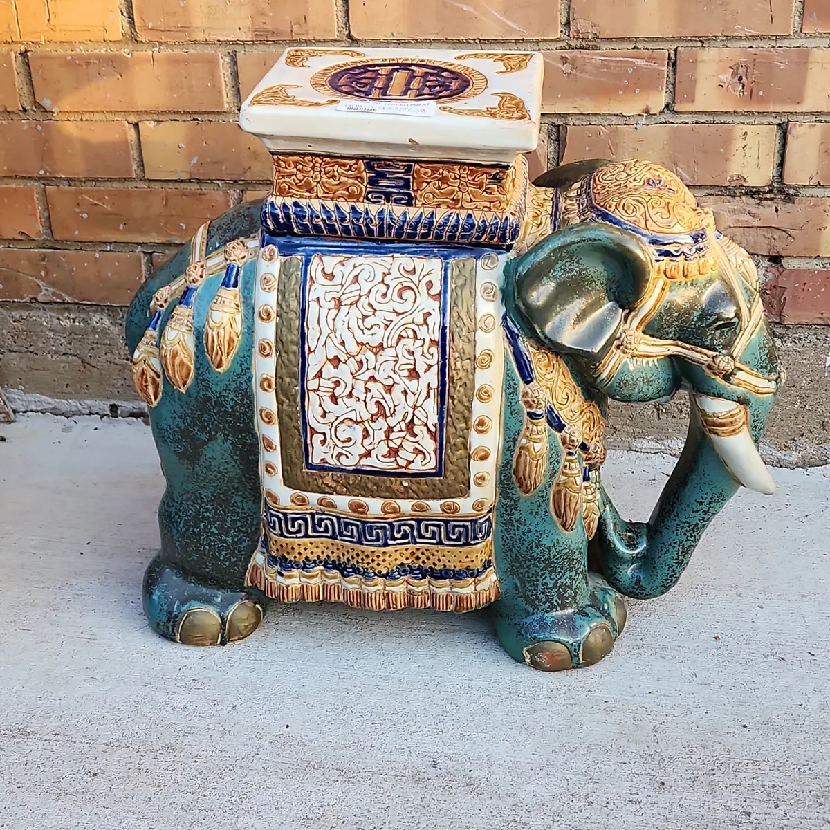 Vintage Pottery Elephant 1
