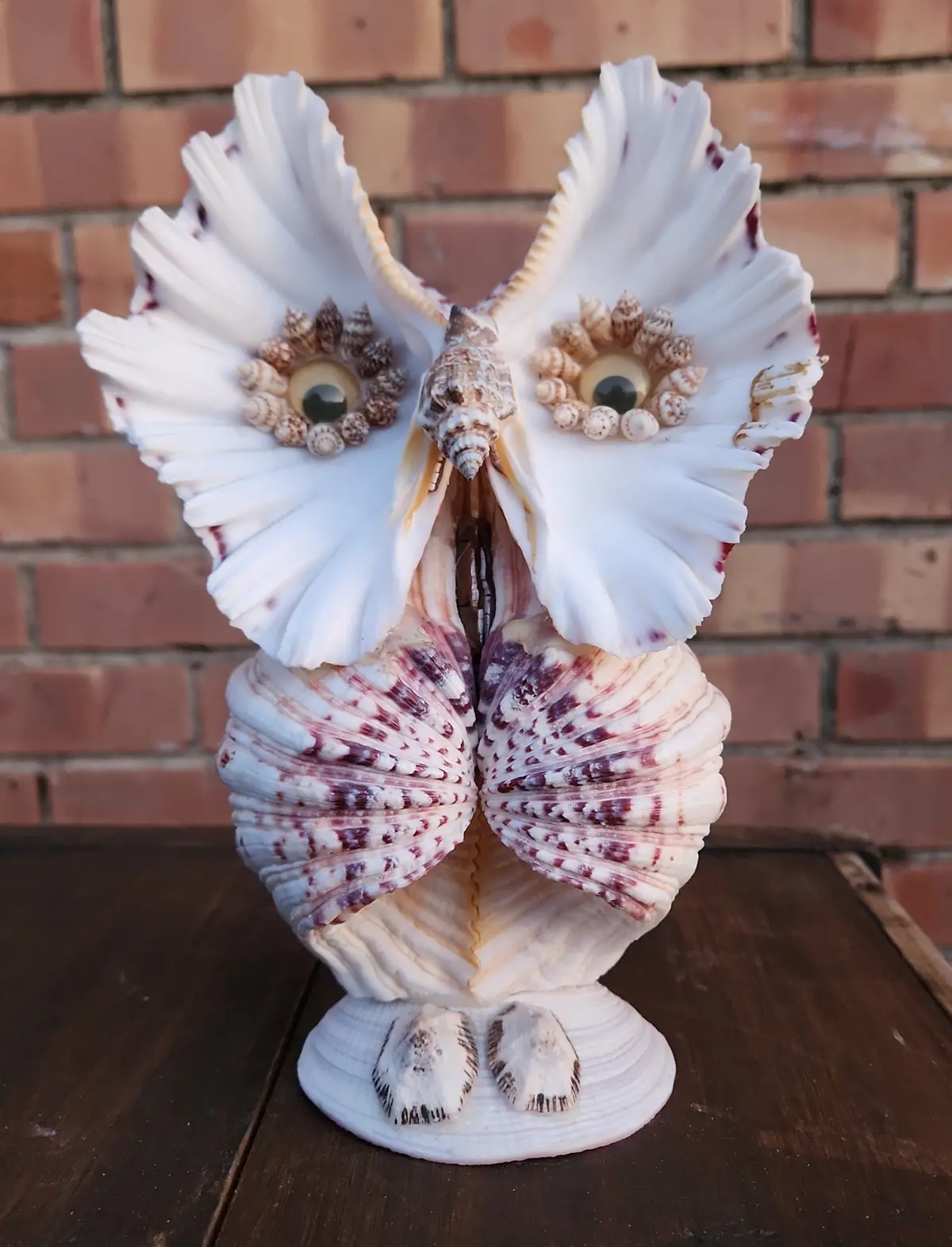 Owl Figure Made Of Shells 1
