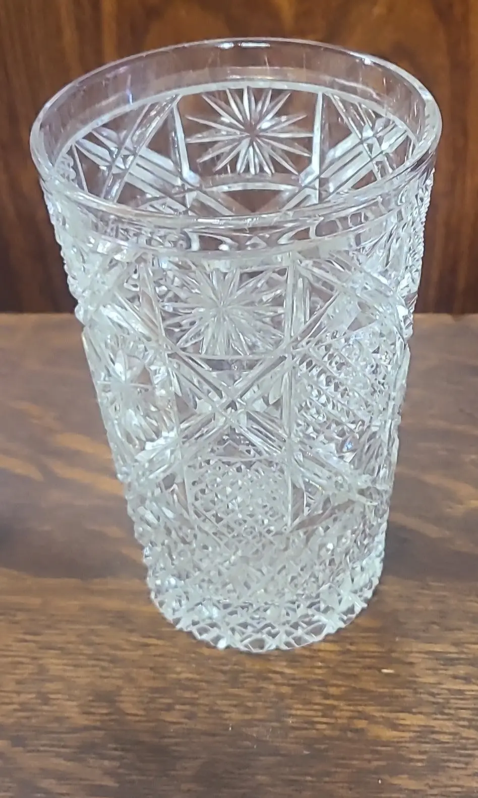 Large Turkish Cut Crystal Glass 1