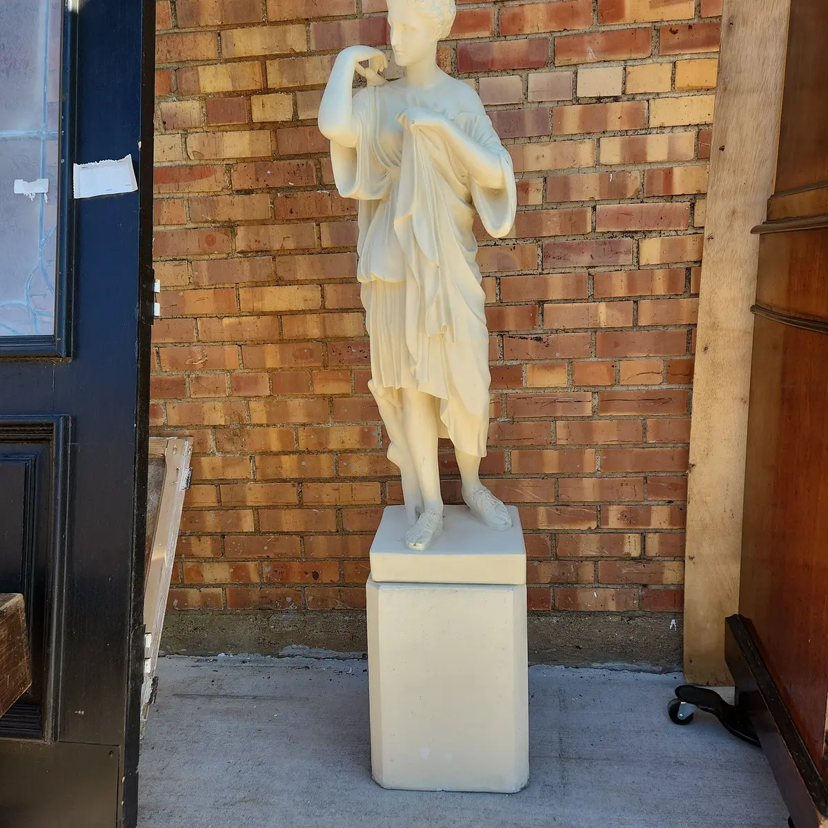 Plaster Statue Of Greek Woman 1