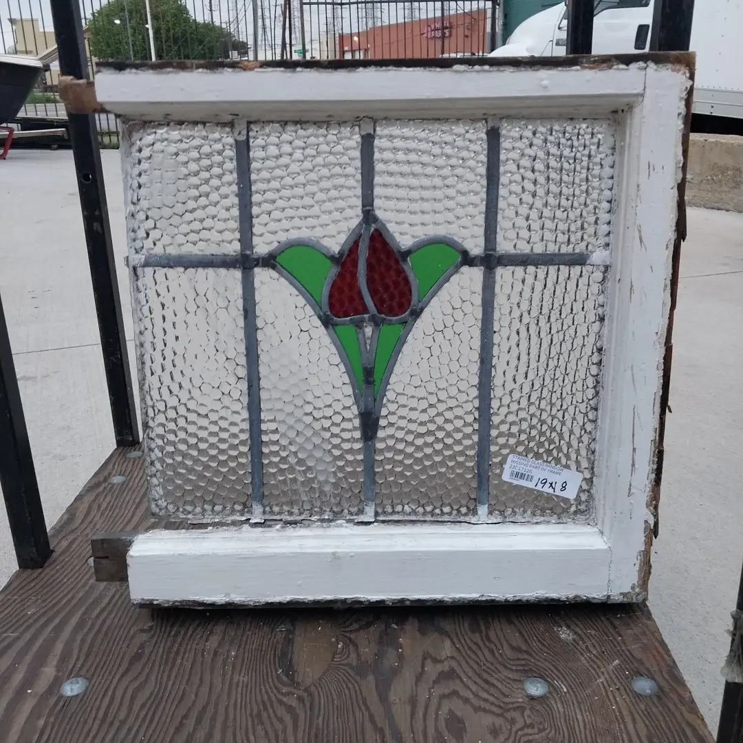 Stained Glass Window Missing Part Of Frame 1
