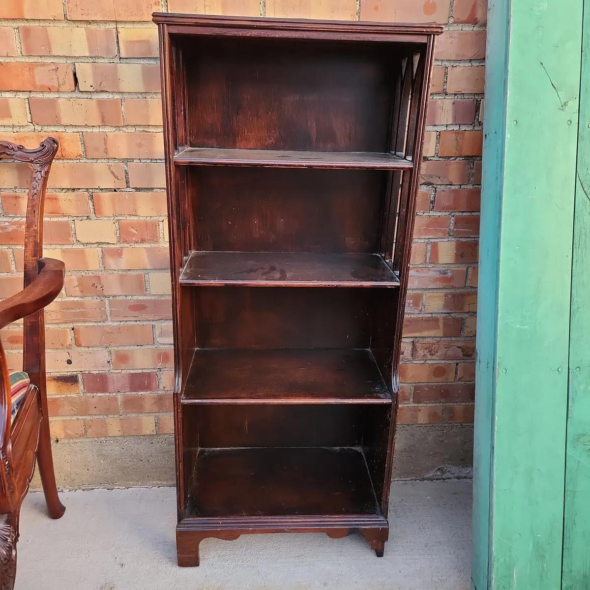 Federal Style Small Book Shelf As Found 1