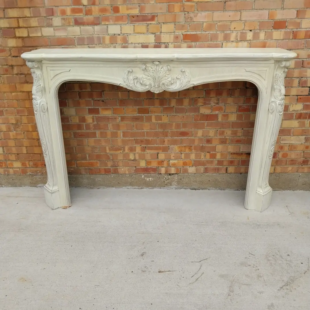 Faux Marble Mantle 1