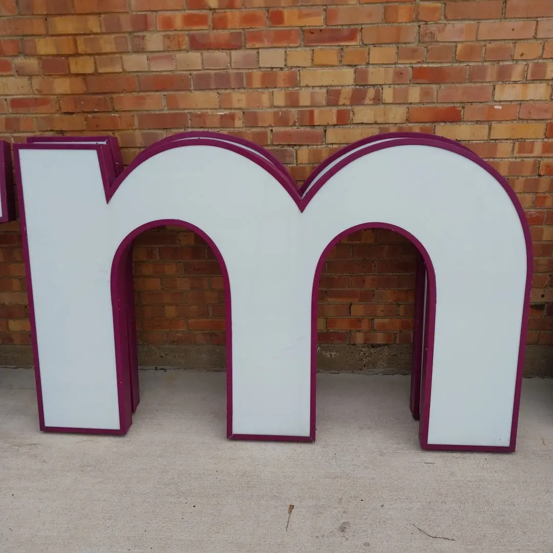 Channel Letter M 1