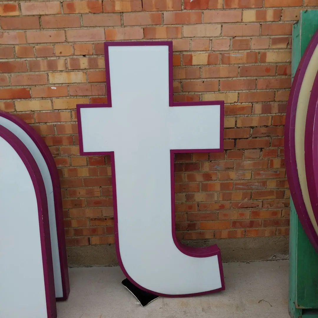 Tall Channel Letter T 1