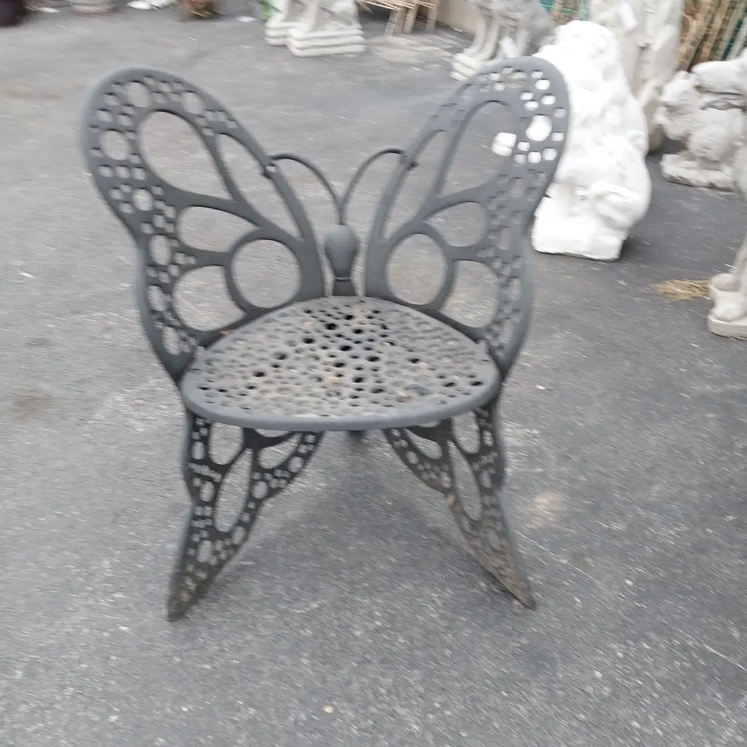 Iron Butterfly Patio Chair 1