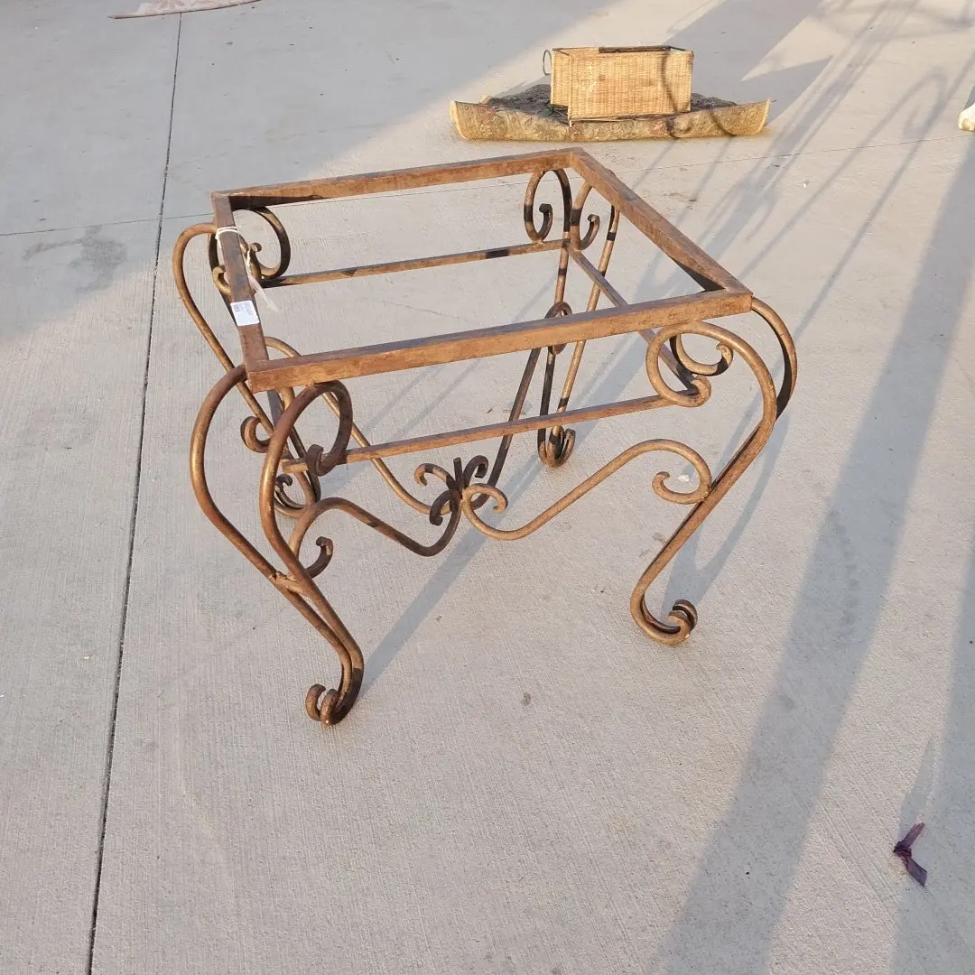 Wrought Iron Low Table Base-No Top 1