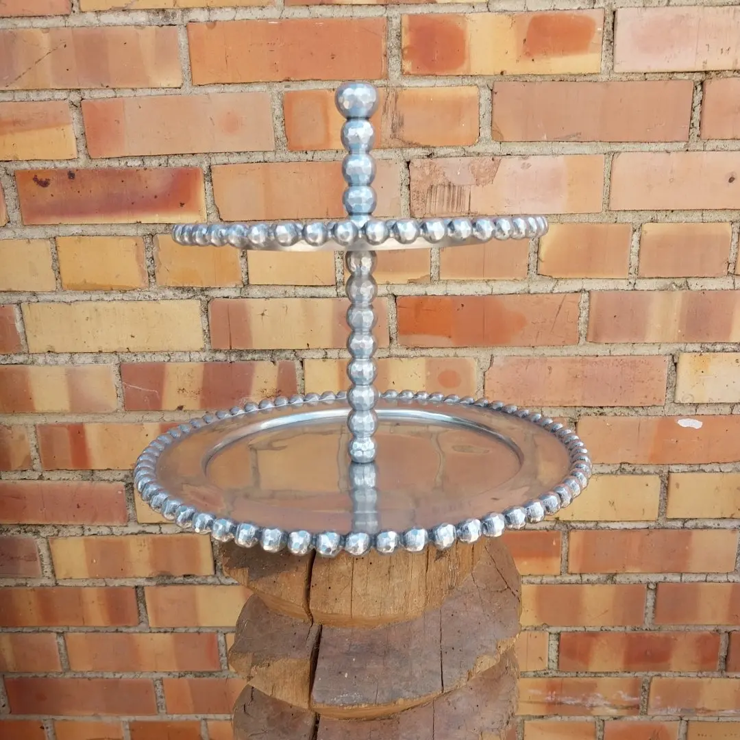 Aluminum Tiered Cake Stand 1