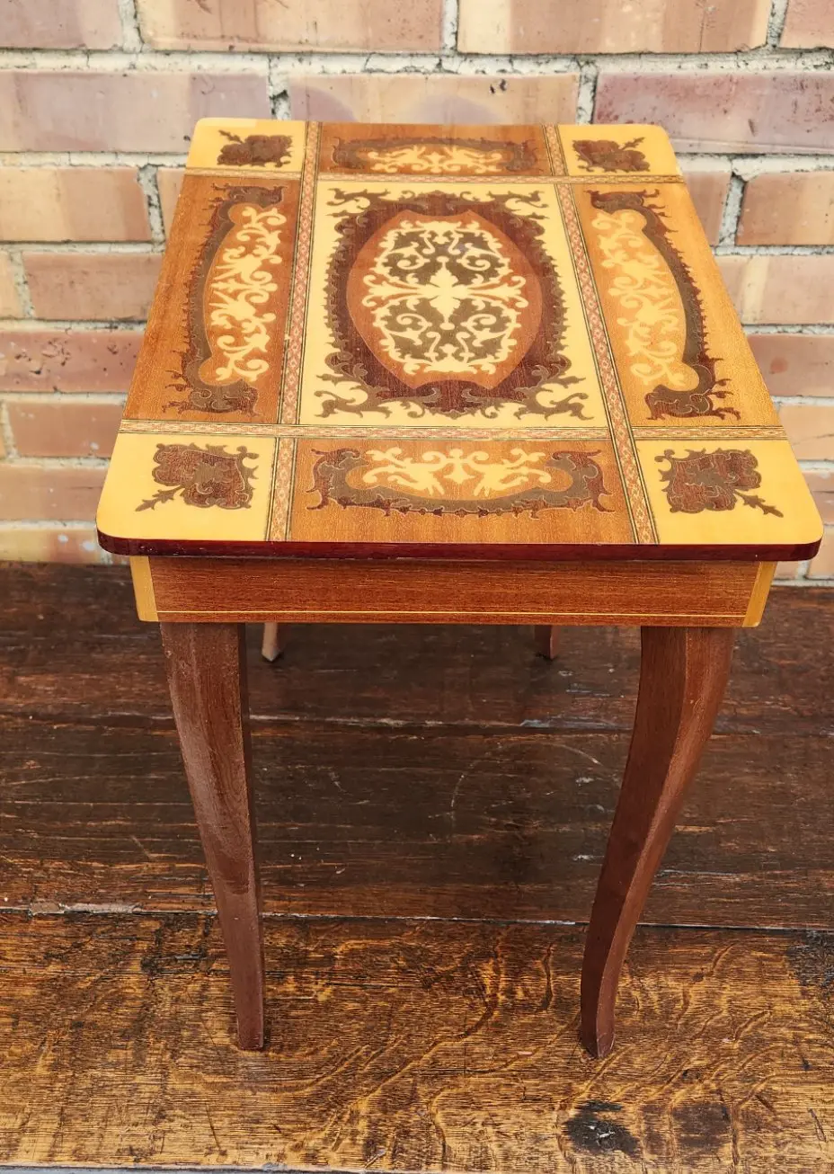 Lovely Inlaid Side Table 1