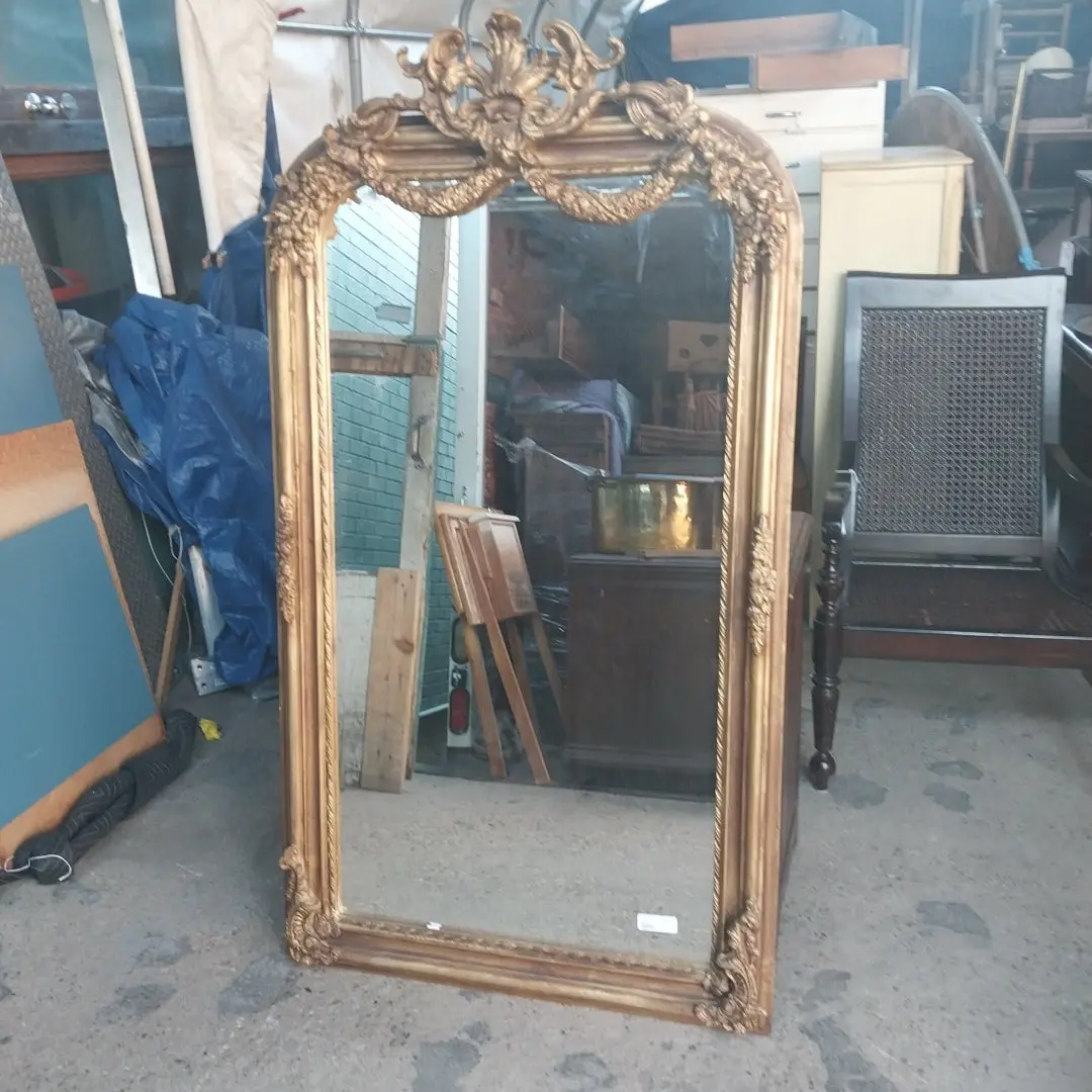 Gold Swag Vertical Mirror 1