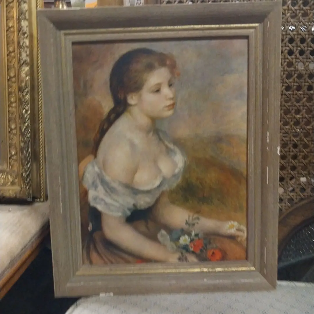 Small Famous Renoir Print In Frame 1