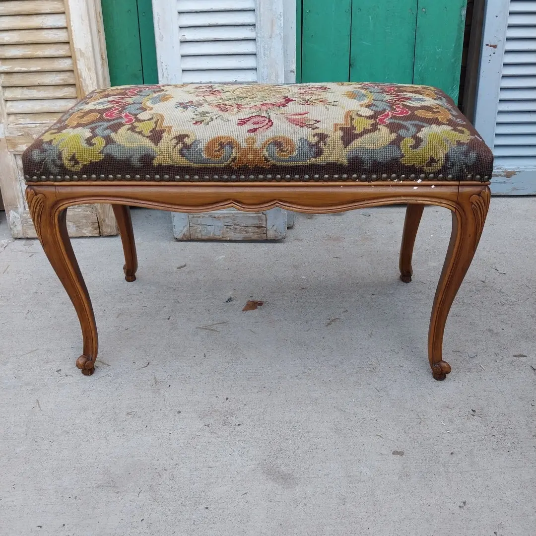 Needle Point Bench 1