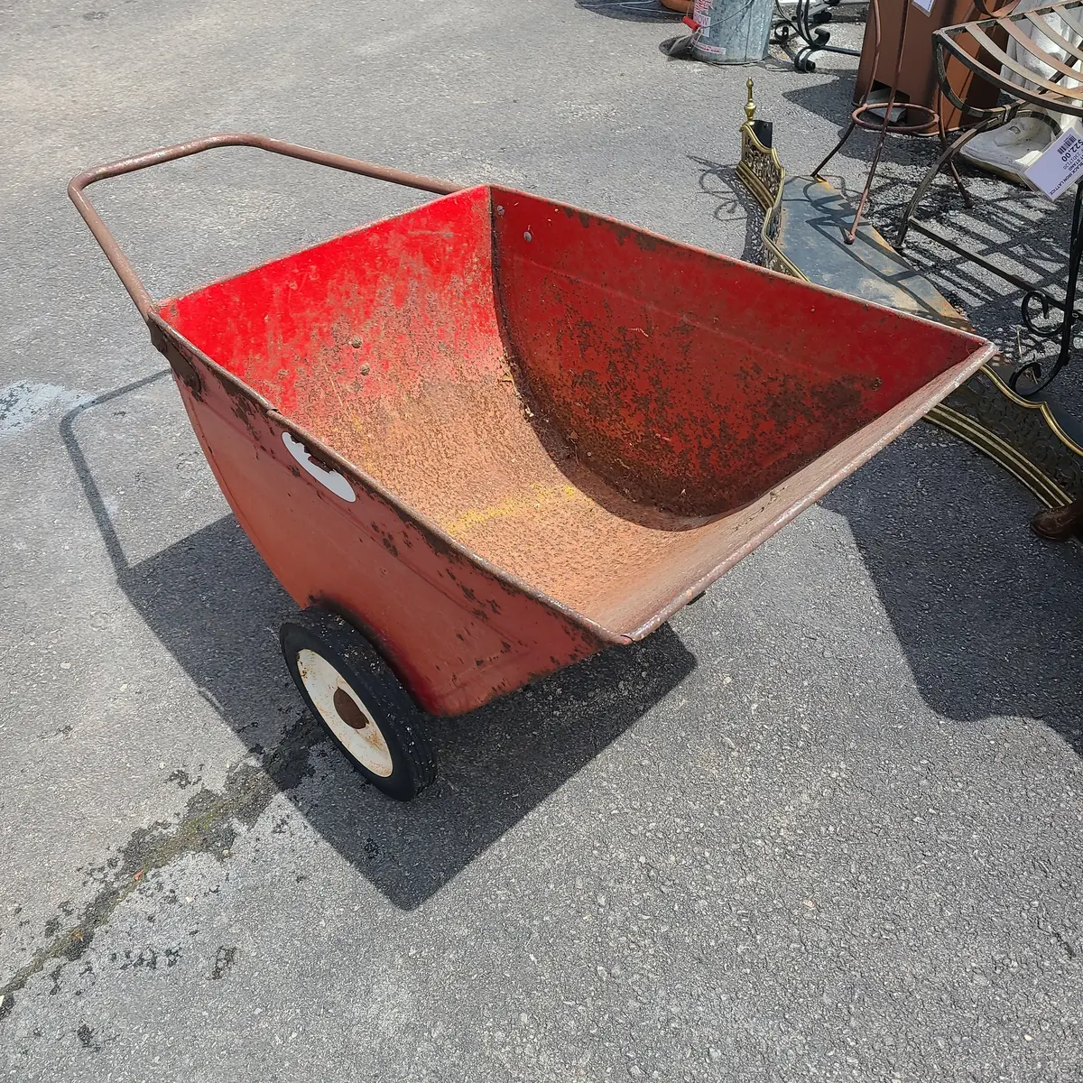 Red Wheel Barrel 1