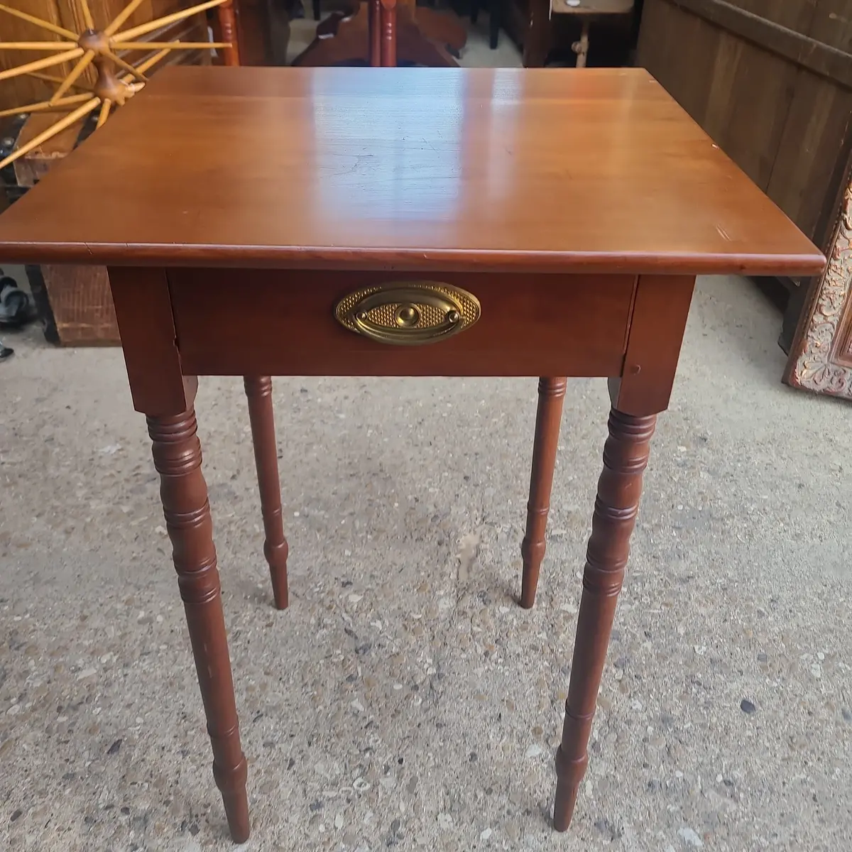 19Th Century Cherry Delicate Stand Table 1