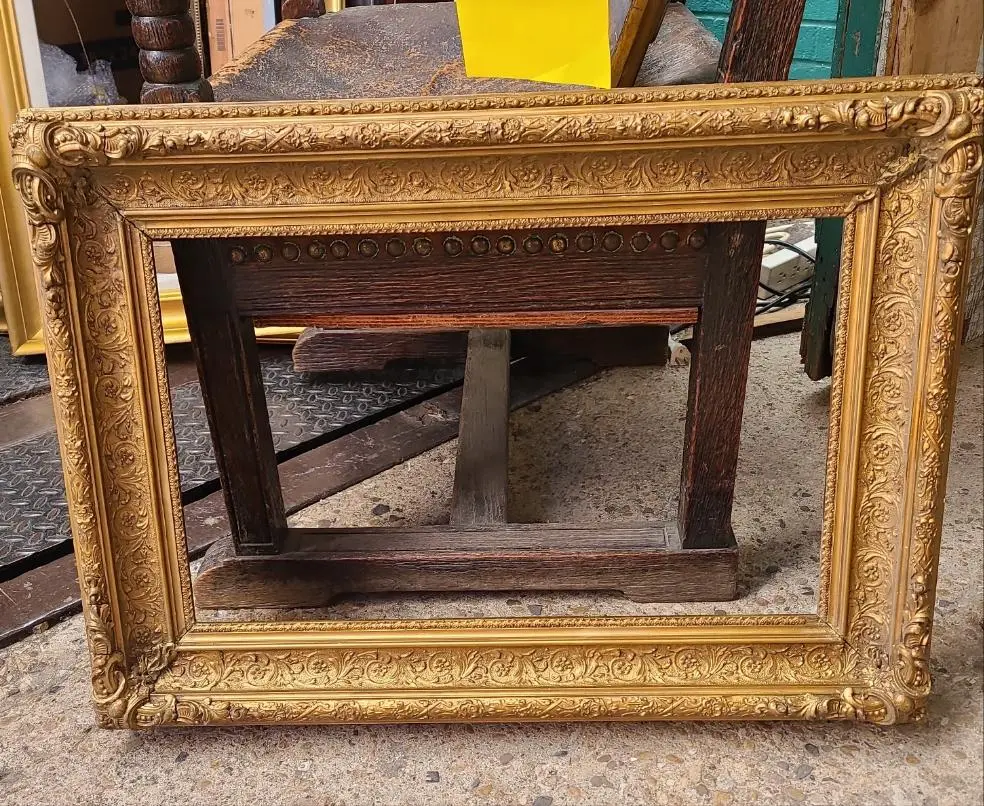 Gold Ornate Antique Frame 1