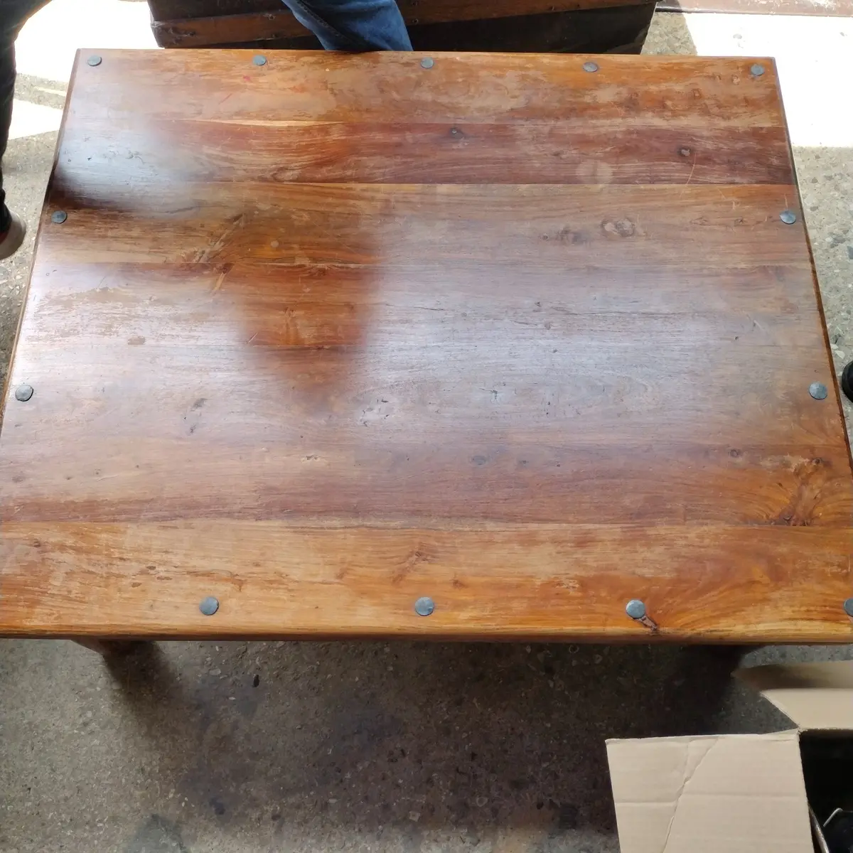 Indian Teak Coffee Table 1