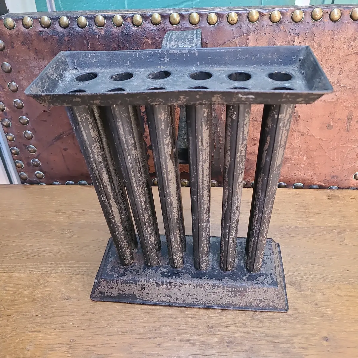 19Th Century Candle Mold Metal 3398 1