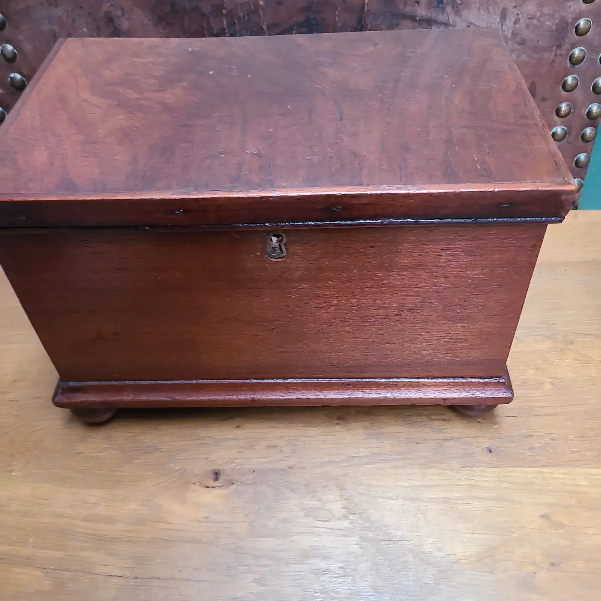 19 Th Century Mahohany Salesman Sample Trunk  3398 1