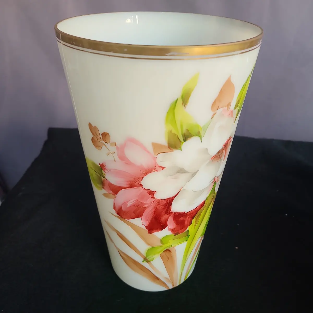 Beautiful Signed Bristo Hand Paimted Vase 1