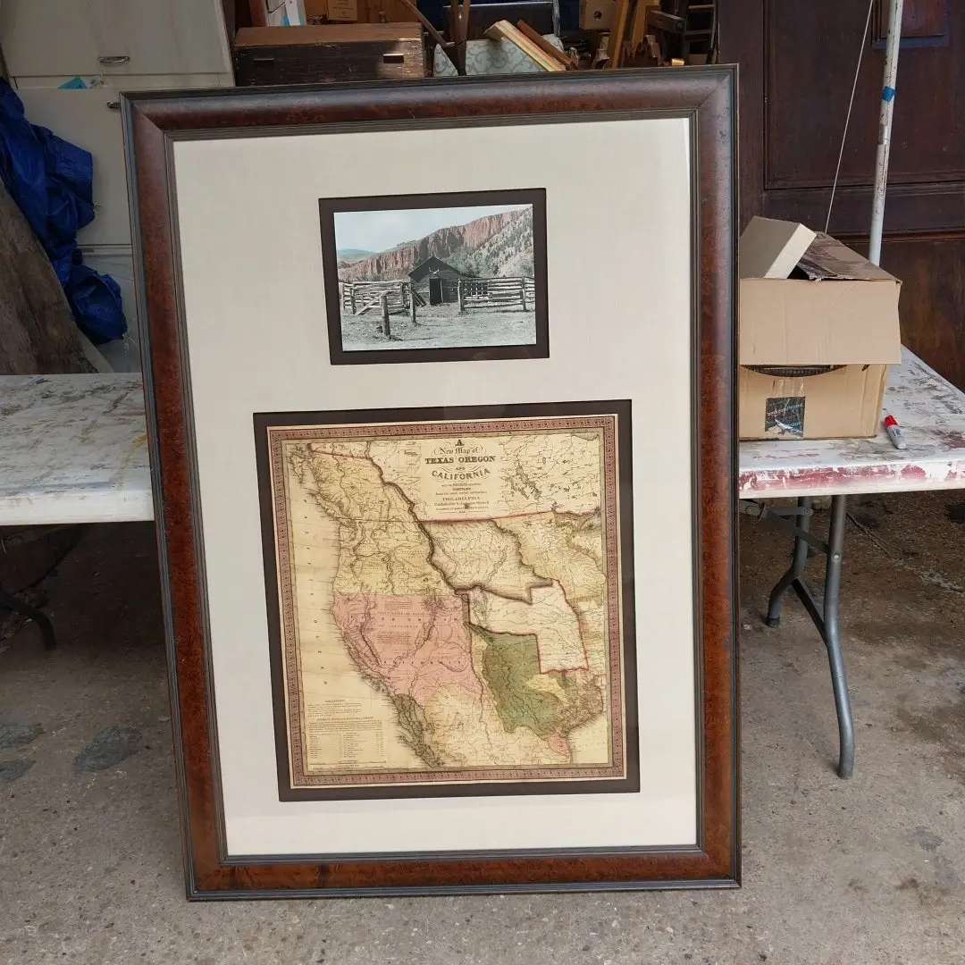 New Map Of Texas Oregon And California By Mitchell And Elliot Porter 1