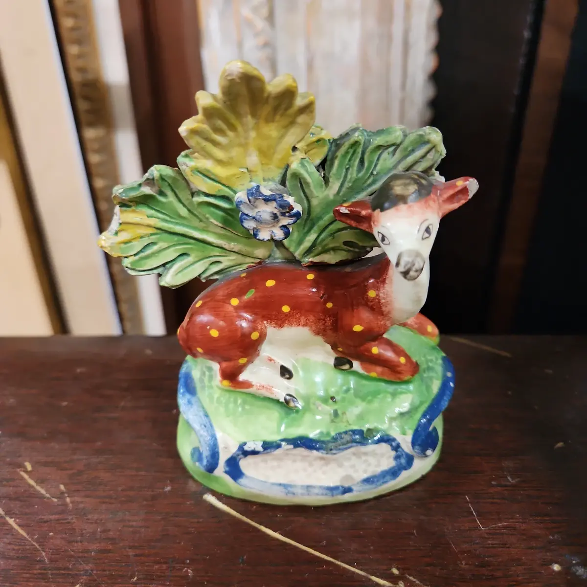Staffordshire Deer Small Statue As Found 1