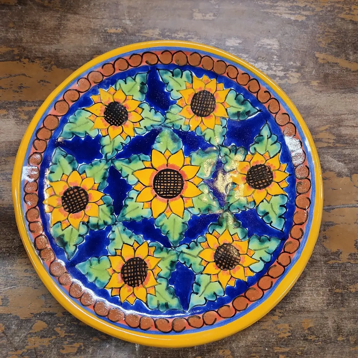 Talavera Glazed Plate 1