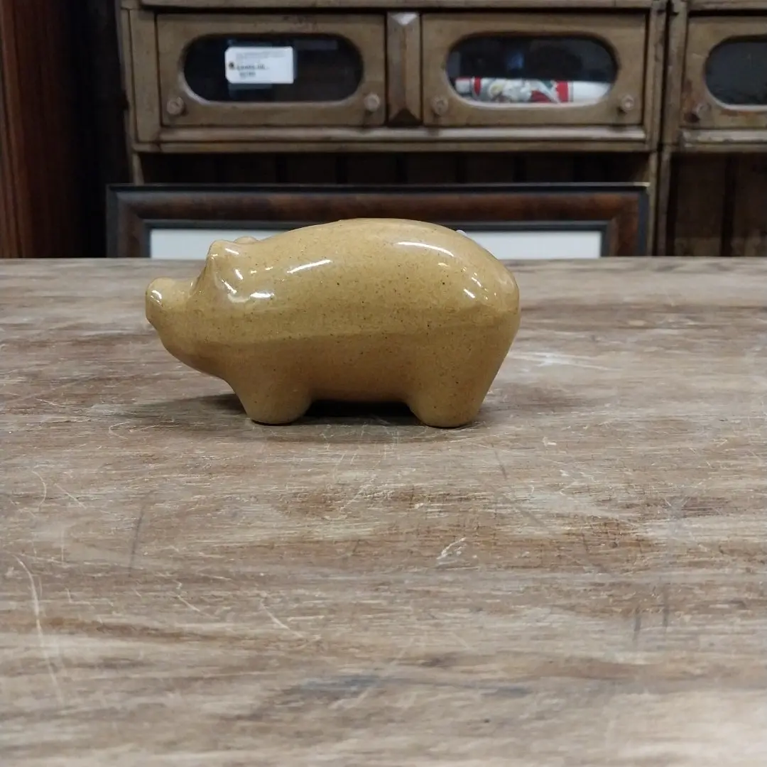 Small Pottery Pig Bank 1