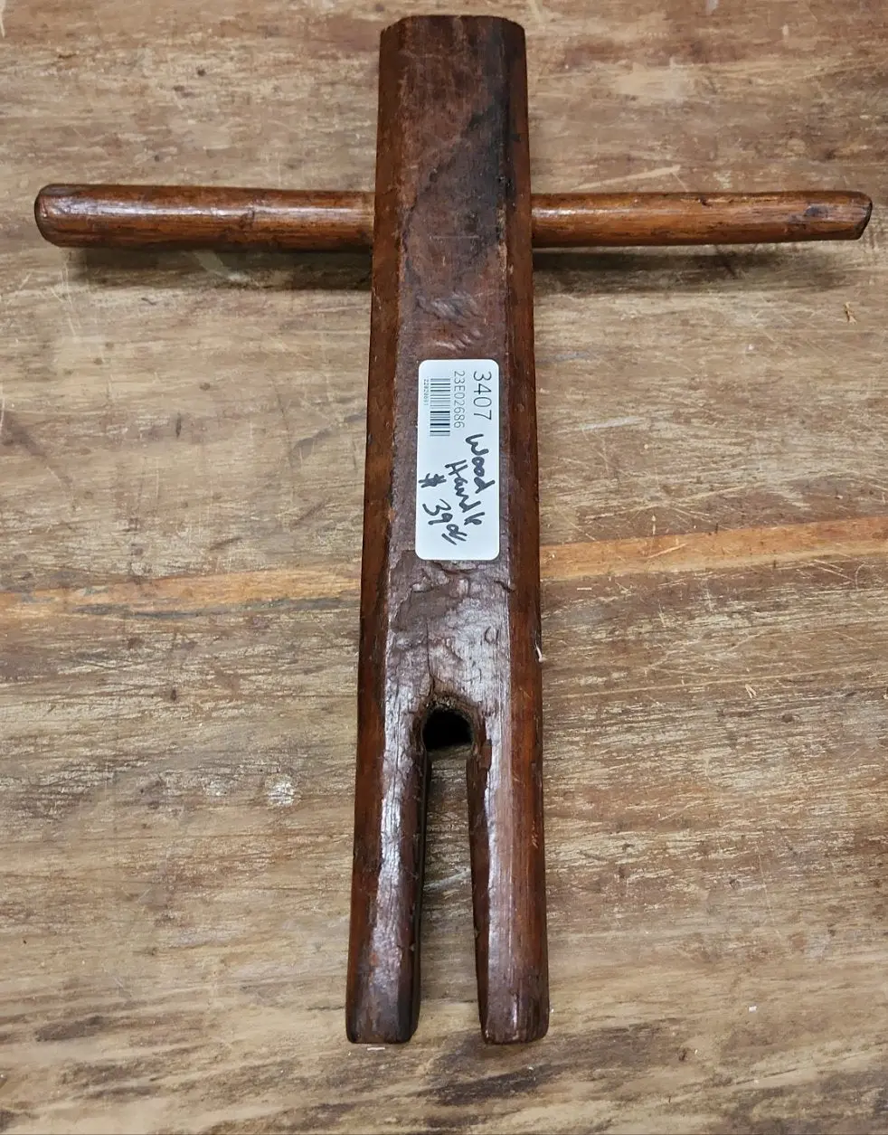 Wood Handle Farm Tool 1