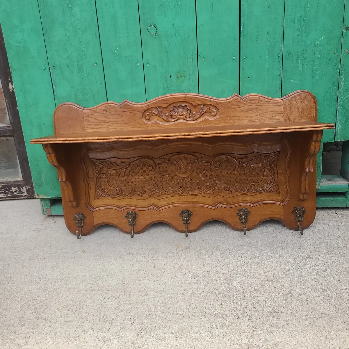 Light Oak Wall Shelf 1