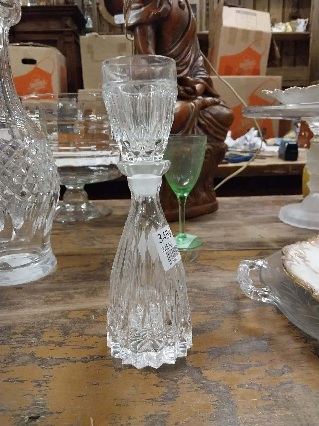 Crystal Cordial Decanter With Cup Stopper 1